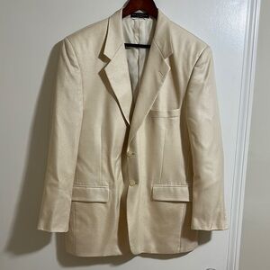 Elegant Cream Men's Blazer
